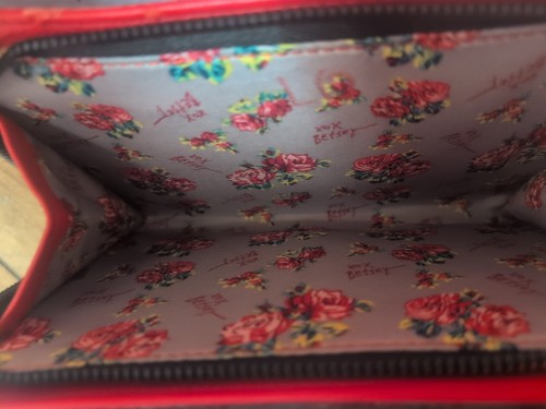 Betsey Johnson Crossbody Purse Red/Cheetah NWT - Picture 6 of 8