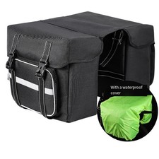Bolsas de sillín confiables para bicicleta eléctrica con amplio almacenamiento y tiras reflectantes