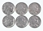 1930-1937 XF/AU Better Condition: Great Detail in Buffalo Horn 6 Coin Lot *715