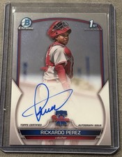 2023 Bowman Chrome - Prospect Autographs Rickardo Perez #CPA-RPZ (AU, RC)