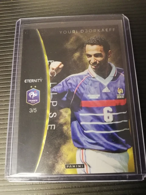 25-26 panini Eternity Bleus Youri DJORKAEFF /5 Gold Eclipse EDF France