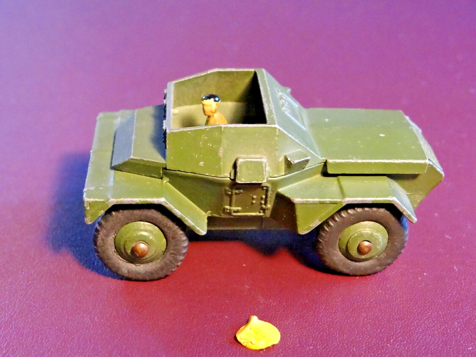 Scatola Riproduzione Dinky Toys Per 673 Daimler Scout Car - Esercito Militare 1:43 - Foto 2