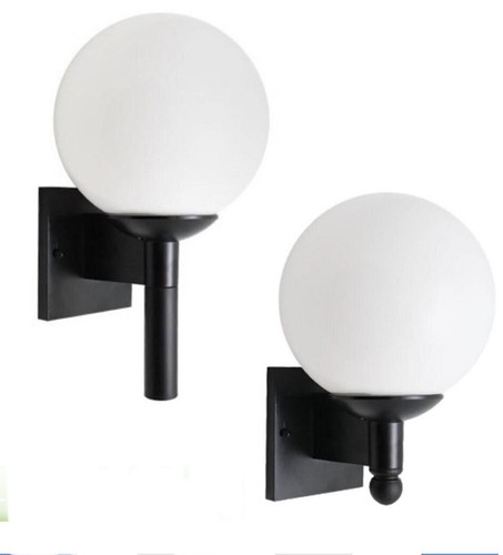 "Nuevo accesorio de luz LED de pared con globo redondo de 8"" para exteriores" - Imagen 1 de 4