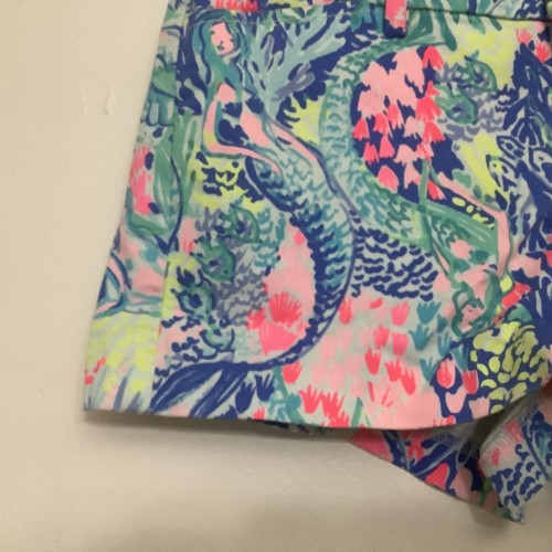 Pantalones Cortos Lilly Pulitzer Callahan Elastizados 5" Mujer 00 Mermaid Cove Preppy - Imagen 3 de 21