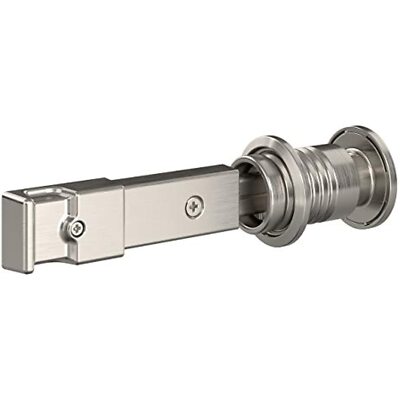 National Hardware Barn Door Lock - Satin Nickel Sliding Privacy Lock