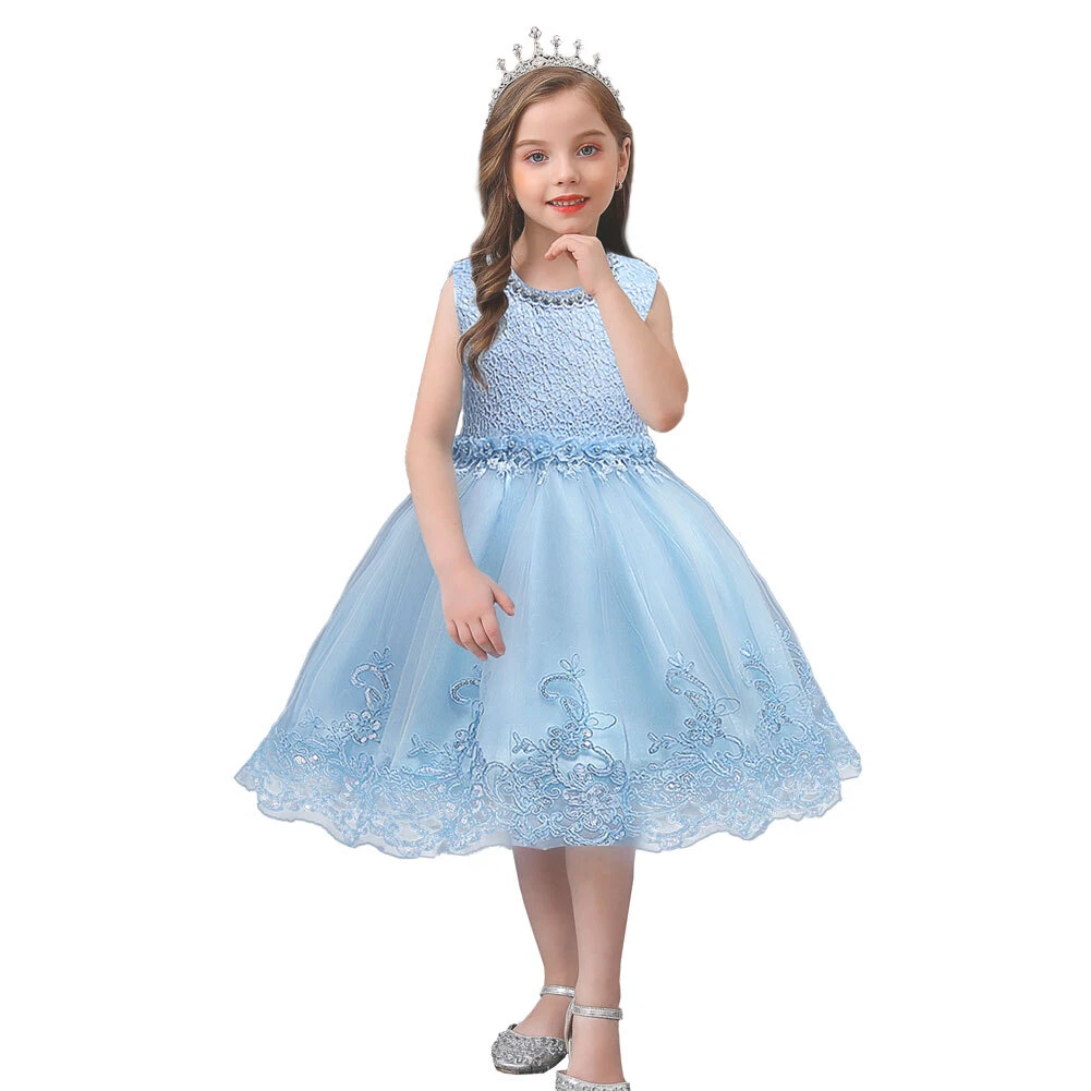 Christmas Blue Blue Dresses for Girls for sale | eBay