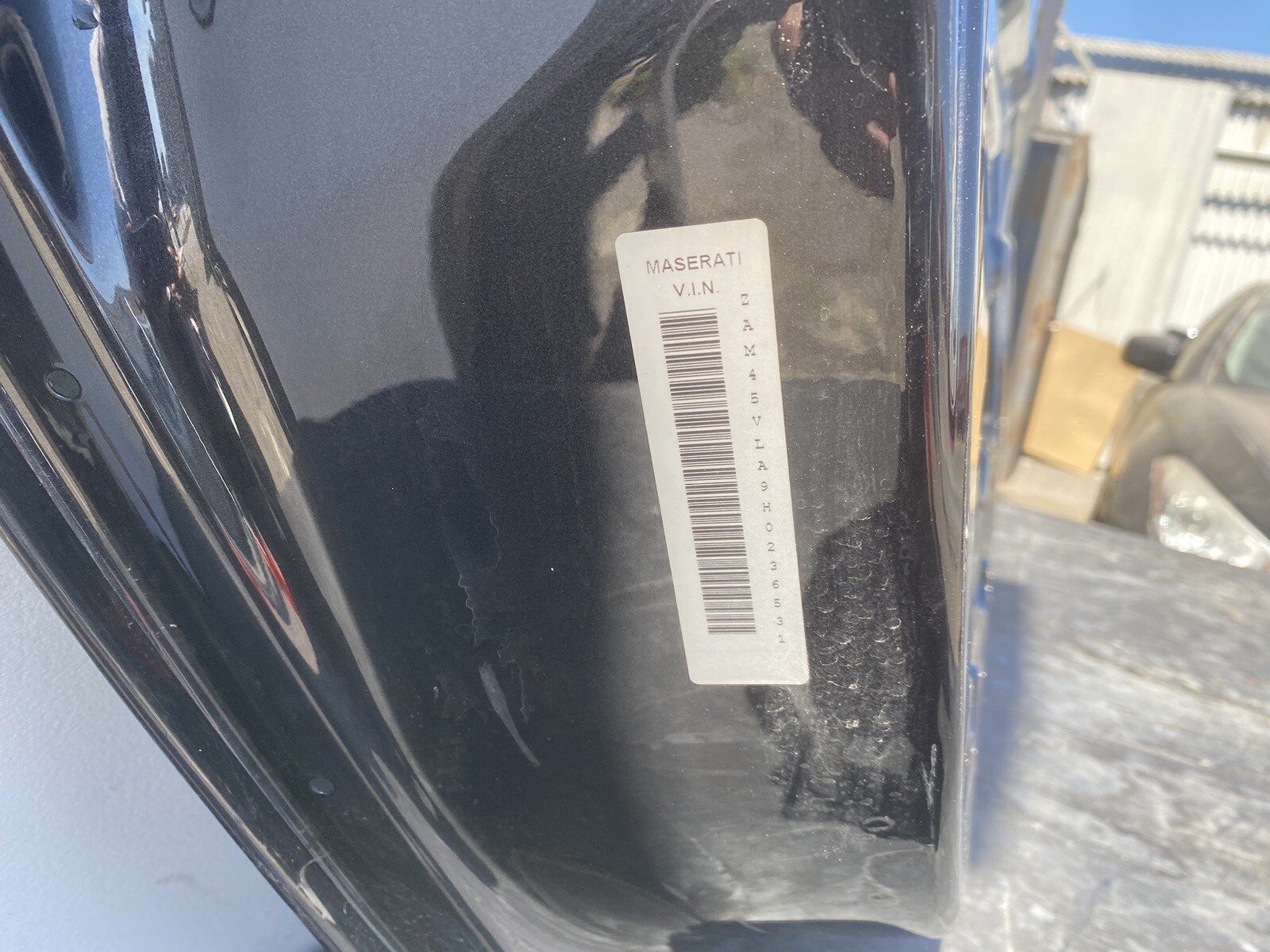 Maserati GranTurismo Front Left Door Shell Skin Panel 2008 - 2019 Oem