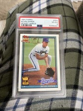 1991 Topps Desert Shield #454 KEVIN APPIER PSA 4 ROYALS  AUTHENTIC