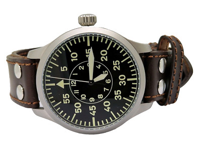 Aristo Automatik Fliegeruhr Armbanduhr 47mm Beobachtungsuhr ''unbranded'' 3H245