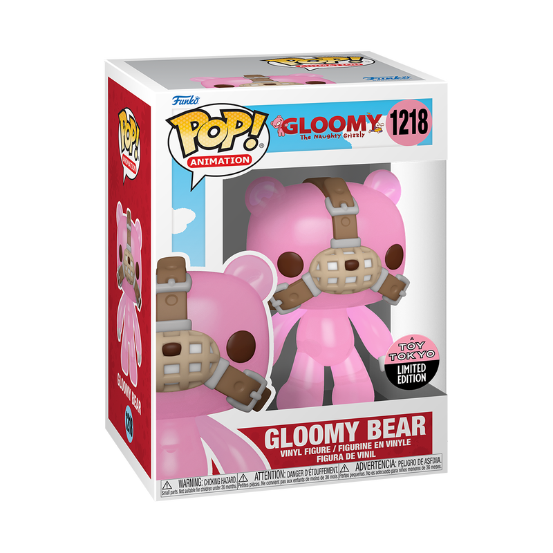 GLOOMY THE NAUGHTY GRIZZLY POP! GLOOMY BEAR WITH MUZZLE 1218 GLOOMY THE NAUGHTY GRIZZLY POP! GLOOMY BEAR WITH MUZZLE 1218