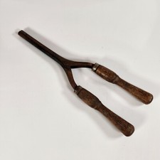 Vintage Wood Handled Hair Curler 9in Curling Wand
