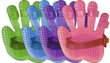 Showman Adjustable Rubber Curry Mit