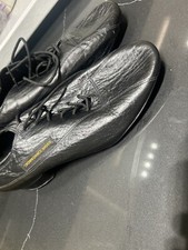 Crown Dance Shoes Size 10.5 Soft Black Leather Handmade In The USA Ballet