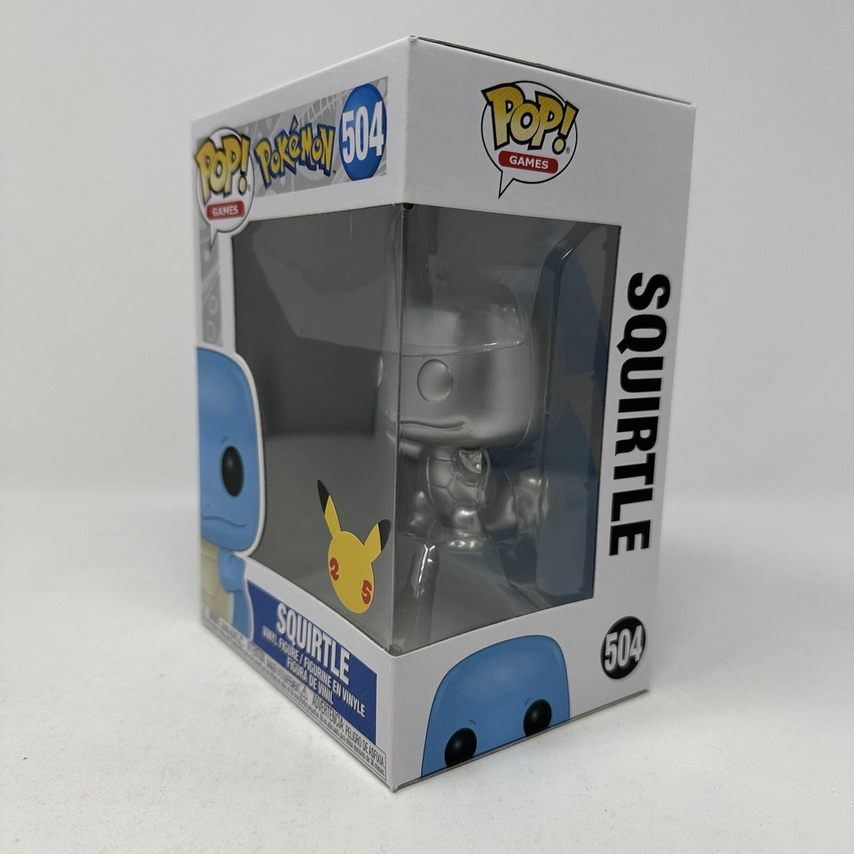 Sqirtle carapuce Figurine POP! Animation Vinyl Pokemon 504 Sliver