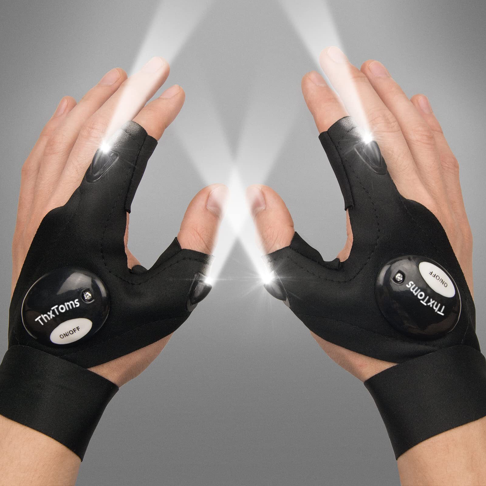 LED Flashlight Gloves,Stocking Stuffers Gifts for Men,Christmas Birthday Gift...