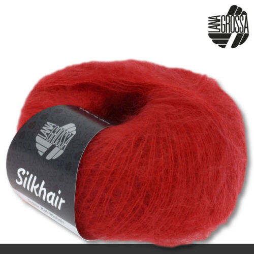 Lana Grossa 25 g Silkhair Mohair Superkid seda lana ganchillo tejer 56 colores - Imagen 44 de 113