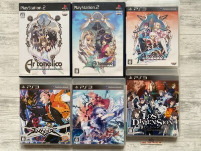SONY PS2 3 Ar Tonelico 1 2 3 & EX Troopers & Fairy Fencer F & Lost Dimension set