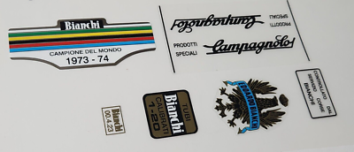 Kit 4 Embouts De Guidon Adhésifs Vintage - Bianchi, Atala, Mondial - Noir - Neuf