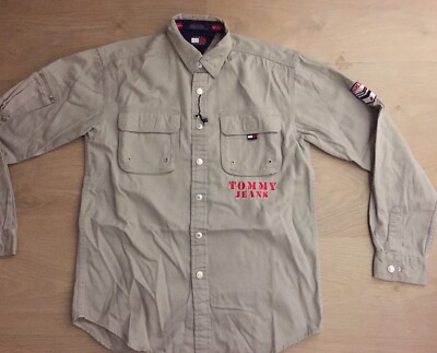 CAMICIA TAGLIA L RAGAZZO TOMMY HILFIGER MANICA LUNGA -BOTTONI