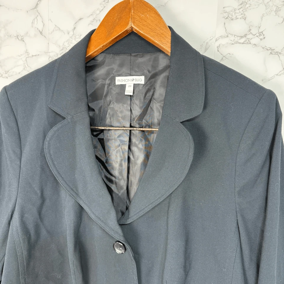 Fashion Bug Women’s Plus Blazer Jacket sz 20 Stretch # F755 - Image 4 of 4