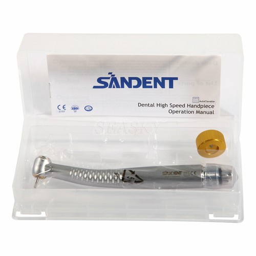 Turbina Dental Autogenerador 5 Luz LED Light 4 Orificios High Speed Handpiece - Imagen 2 de 10