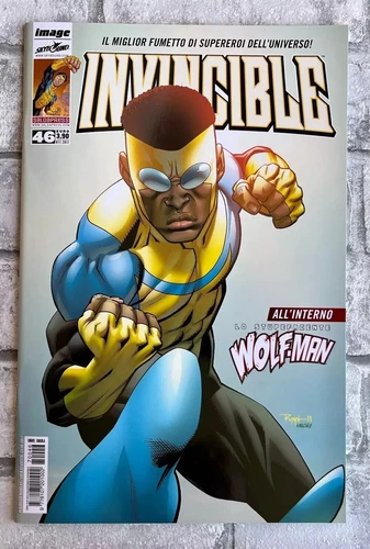 Invincible #89 + 90 1st Bulletproof as Invincible Variant Cover Italian Version