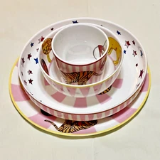 HERMES Tableware Set Circus Bowl Dish Plate Tableware Porcelain Collection New