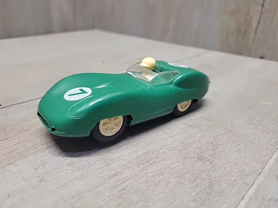 Lote De Colección De 3 Juguetes MARX Coche De Carreras Ranura 1/32 - Rojo 7 Y Verde7, 11 Sin Probar Foto 3 de 4