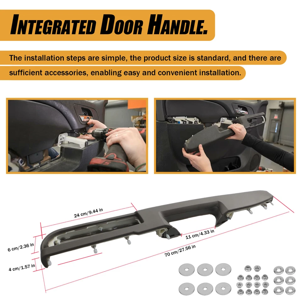 Reparación reposabrazos puerta delantera gris lado izquierdo para Tahoe Silverado 2010-2014 Foto 3 de 4