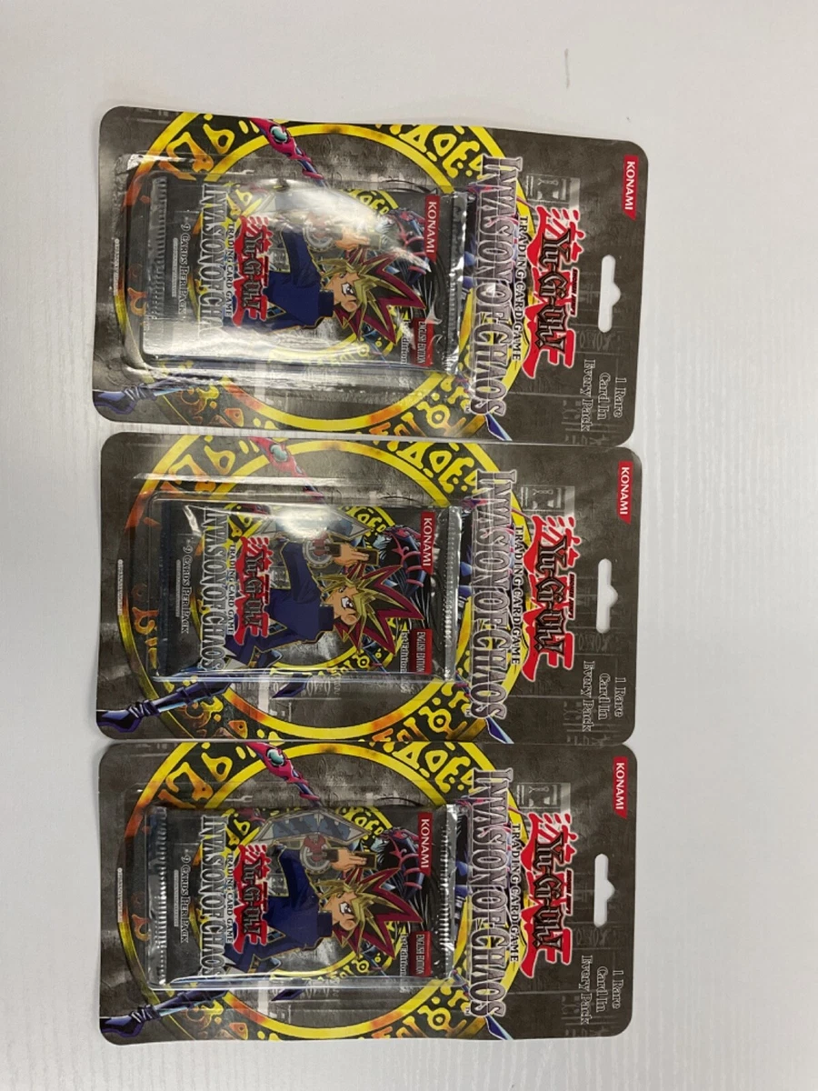 Yu-Gi-Oh! TCG Invasion of Chaos Sealed Collectible Card Game Packs