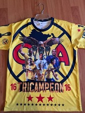 Club America Jersey Campeón 2024. Tricampeon. Playera del América. Small Size.