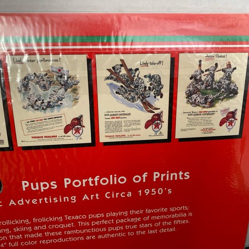 Texaco Pup Portfolio Prints 5 Authentic Reproductions Of Texaco Ads Sports Ed. 1 - Picture 7 of 8