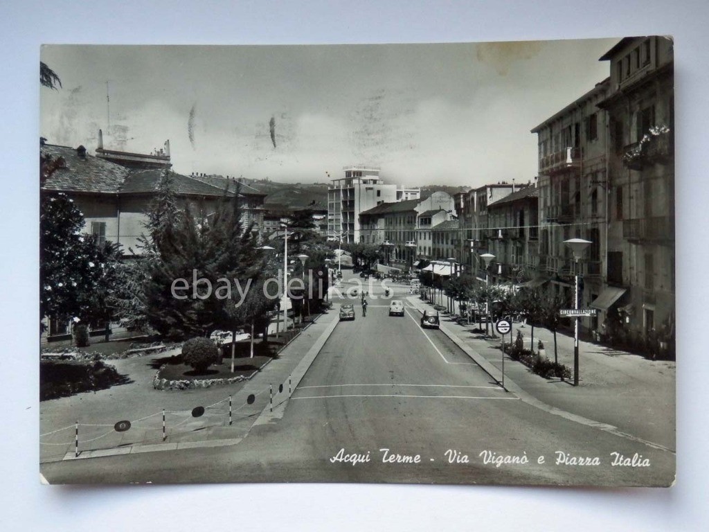 Piazza Italia Online Pagamento Alla Consegna ACQUI TERME Via Vigan? Piazza  Italia Alessandria Vecchia Cartolina