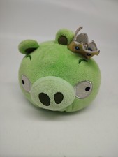 Angry Birds Green King Pig Golden Crown 5  Plush Toy Commonwealth 2010 No Sound