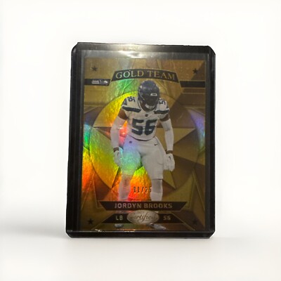 2023 Jordyn Brooks #11/25 Panini Certified Gold Team No.GT-17