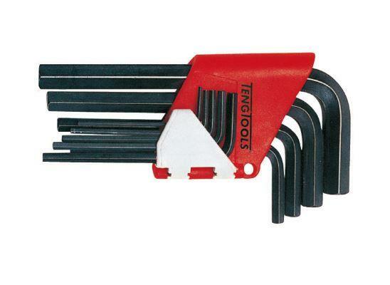 Teng Tools 1479MMR 9 Piece Metric Hex Key Set TEN-1479MMR