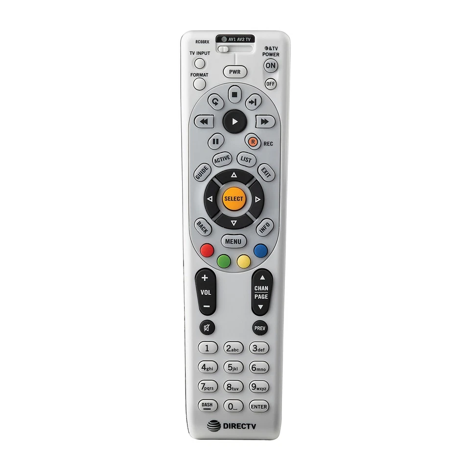 4 Pack Remote Controls DirecTV RC66RX RF (Remote Control's Replaces RC65RX) - Image 2 of 4