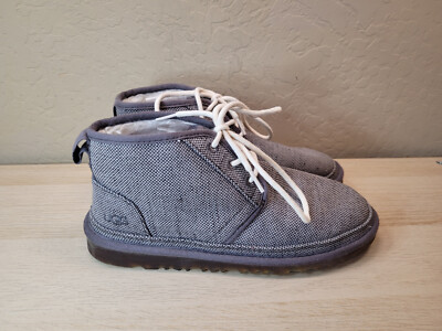 Ugg’s Mens Boots Size 8 Grey UGG M/3236 M Neumel Grey Suede Men main image 4