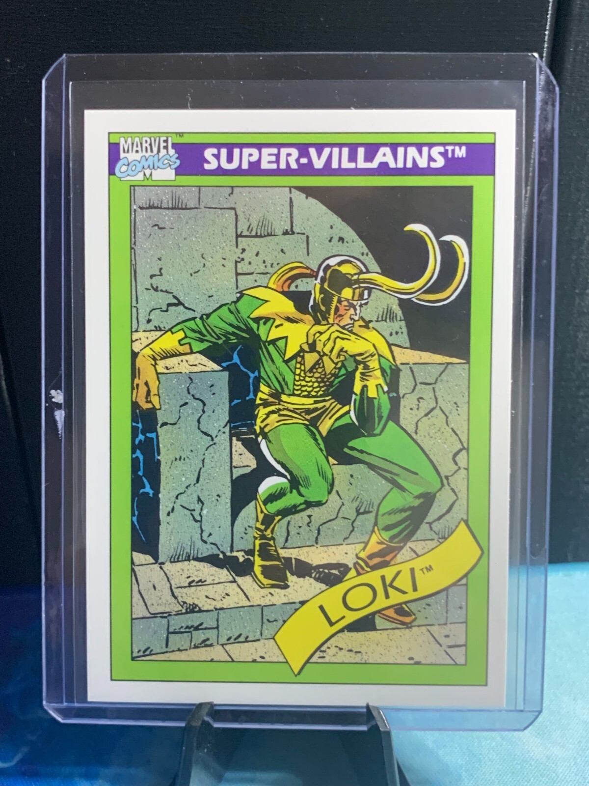 1990 Impel Marvel Universe Series 1 #54 Loki