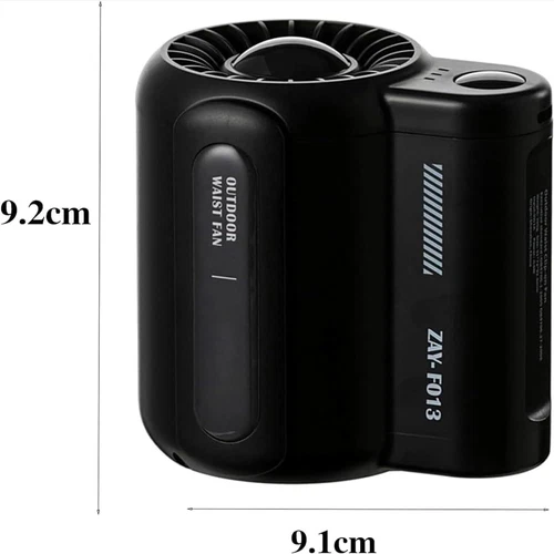 2024 Cool Clip Fan Under Shirt Cool Clip Waist Fan Clip-On Portable Air Cooler - Bild 17 von 23