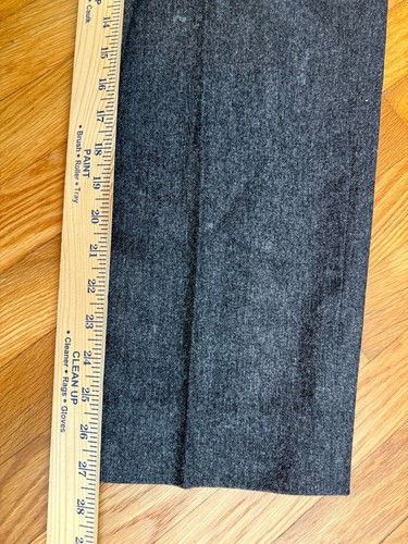 Vintage JH Collectibles Pure Wool Trousers Gray High Waist Classic Sz 12 USA - Picture 11 of 13