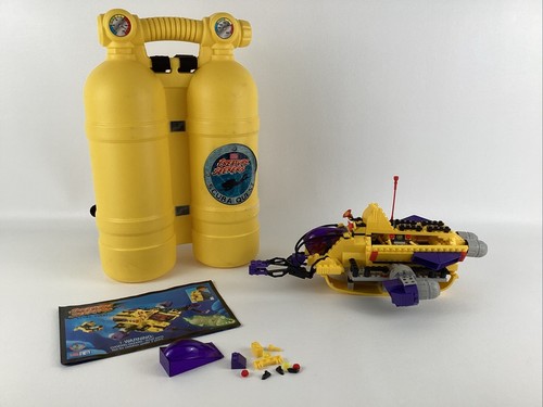 Mega Bloks Creature Seekers Scuba Quest 1998 Vintage #9105 Backpack Complete - Picture 4 of 23