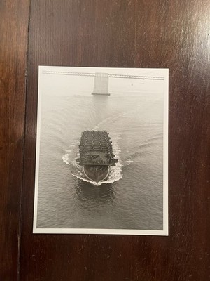 USS Altamaha ACV-18 Escort Carrier Photo 1943 WWII Flight Deck Planes