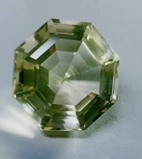 AA++++Yellow Light Sapphire Hexa Fancy Cut 19-20 Ct Loose EGL Certified Gemstone