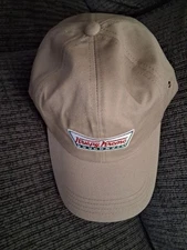 Krispy Kreme Donut Snapback Hat Authentic Team Gear Tan Color NEW No tags RARE