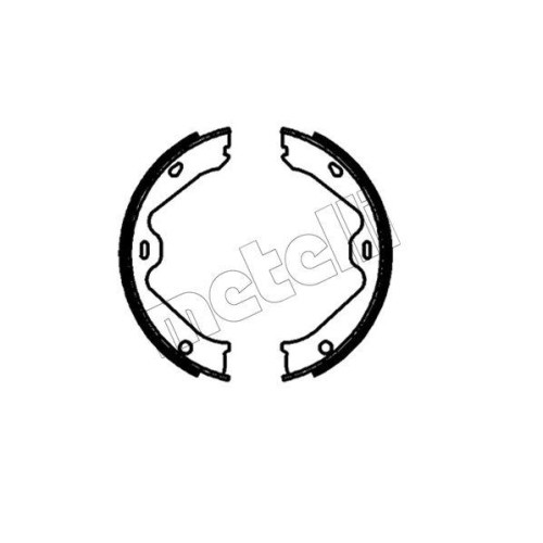 Mâchoires de frein Metelli 53-0748 frein de stationnement tambour arrière Ferrari