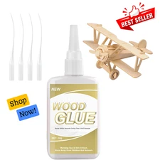 Wood Glue Cyanoacrylate Super Glue for Woodworking Adhesive 30g