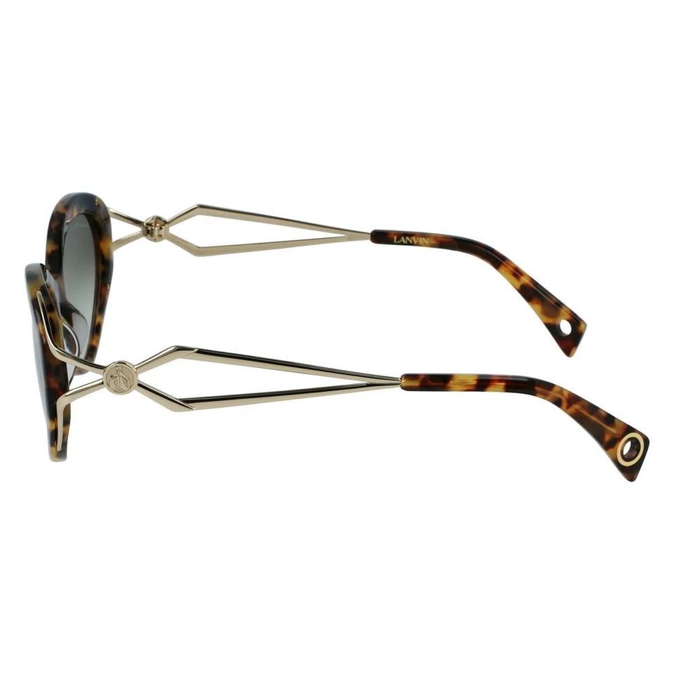 Gafas de sol Lanvin LNV618S-213 marrones para mujer acetato ojo de gato manchado informales Foto 3 de 3