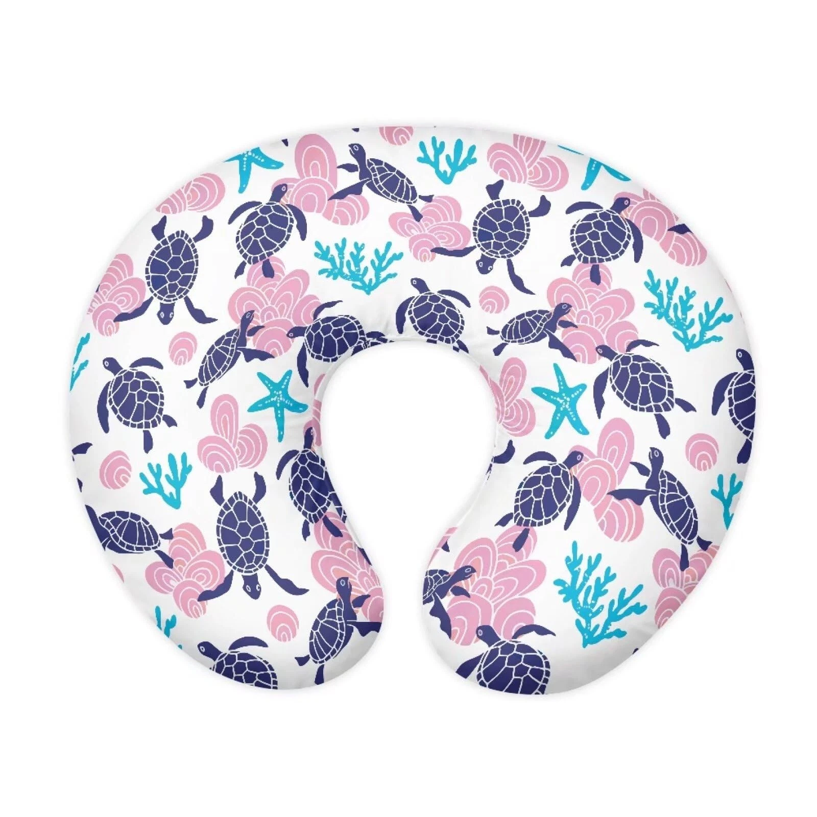 Nursing Pillow Cover for Newborn Infant, Turtle Starfish Print Soft Breathabl...
Opens in a new wind