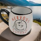 New ListingNew! Peanuts 75 Years Charlie Brown Nervous by Nature Since 1950 20oz Coffee Mug
